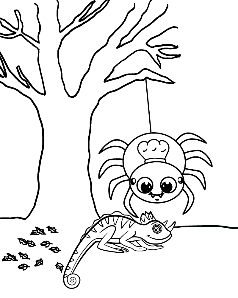 Lucas the Spider Free Printable