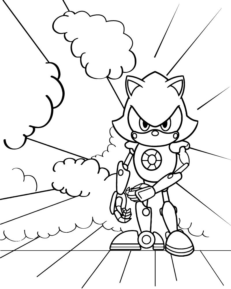 Metal Sonic in Angel Island