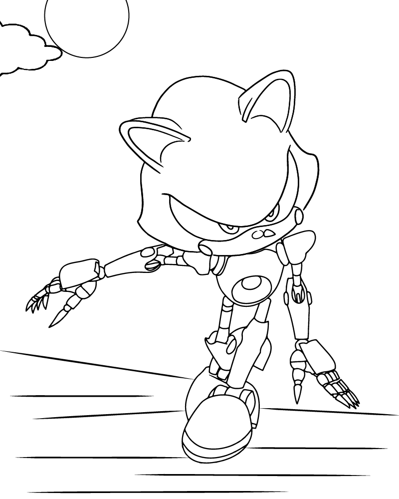 Metal Sonic Running