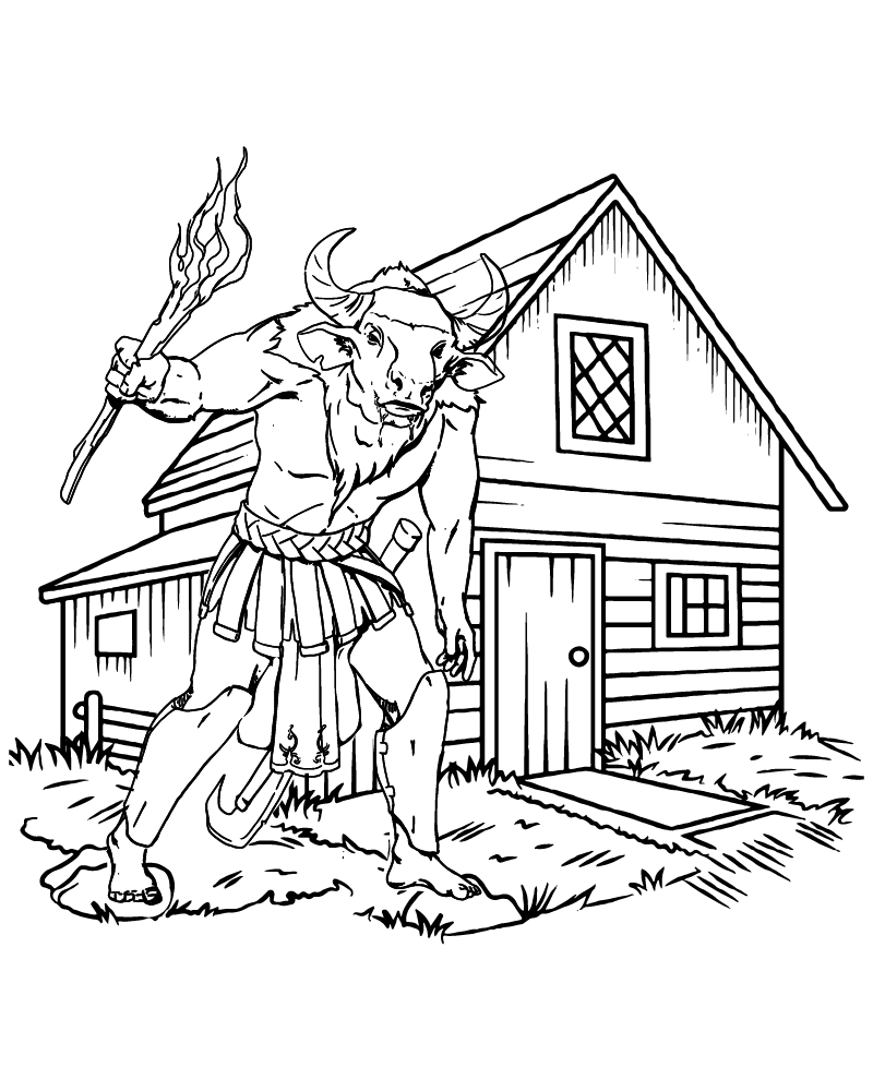 Dungeons and Dragons Coloring Pages