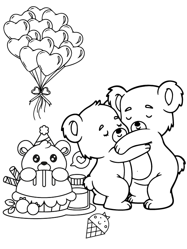 Panda Bear Kawaii Valentines