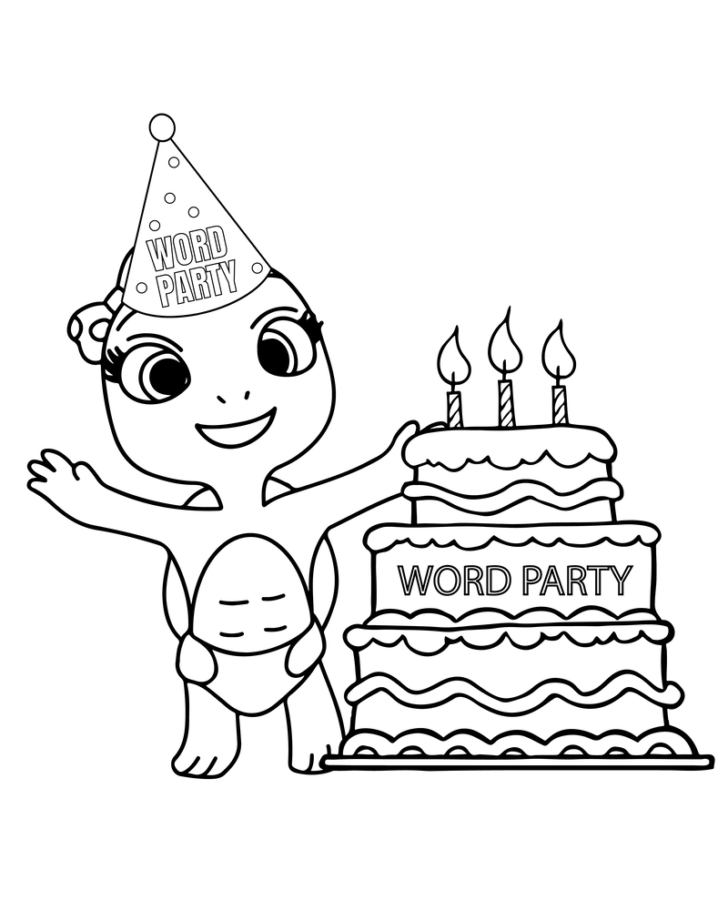 Party Word Free Printable