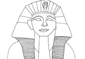 Pharaoh Coloring Page
