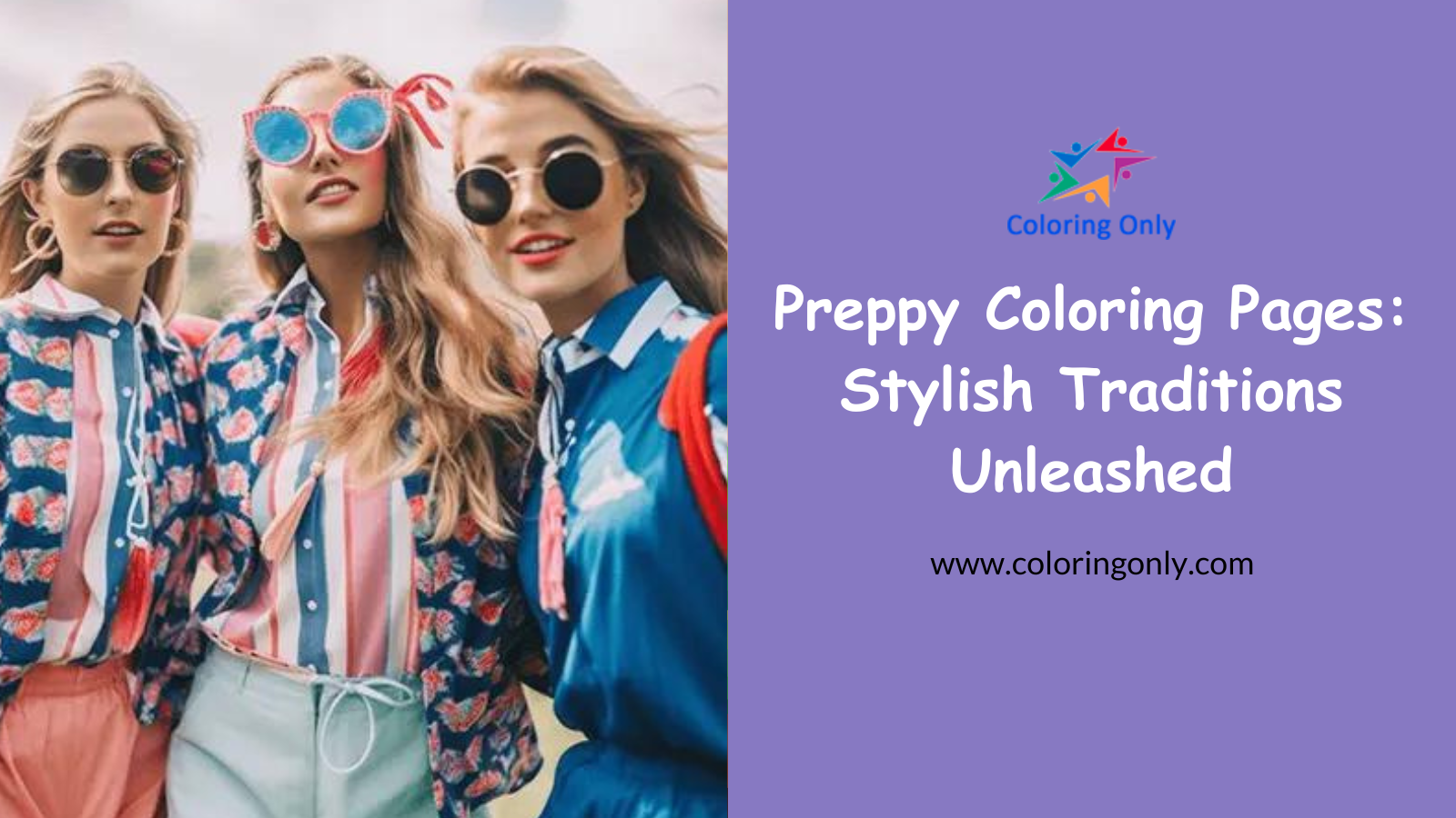 Preppy Coloring Pages: Stylish Traditions Unleashed