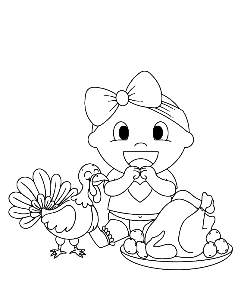 Preschool Thanksgiving Activity Sheet