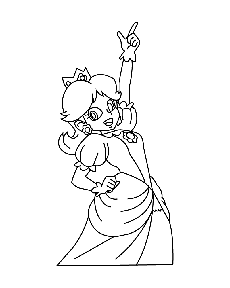 Princess Daisy Dancing