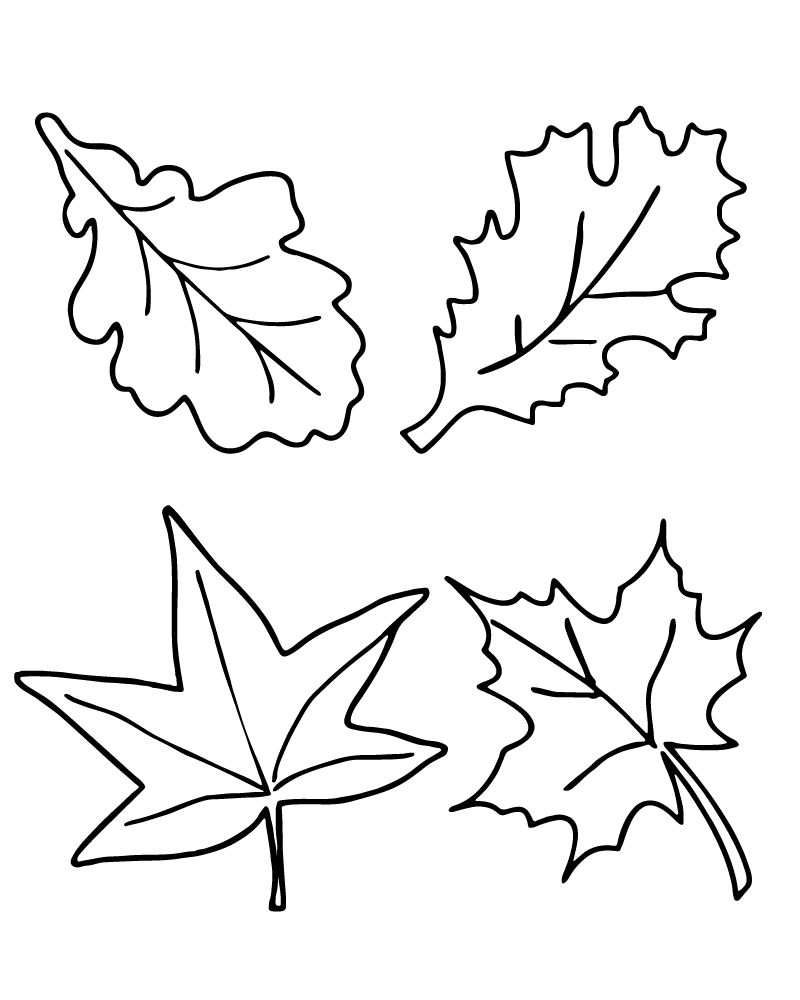 Printable Fall Leaves Templates