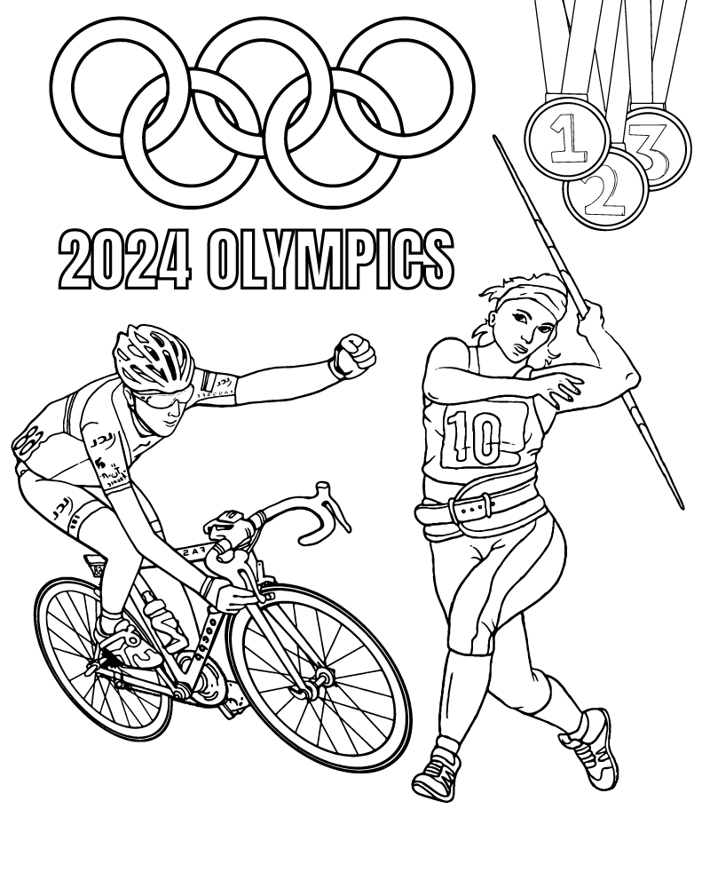 Printable of Paris 2024 Olympics