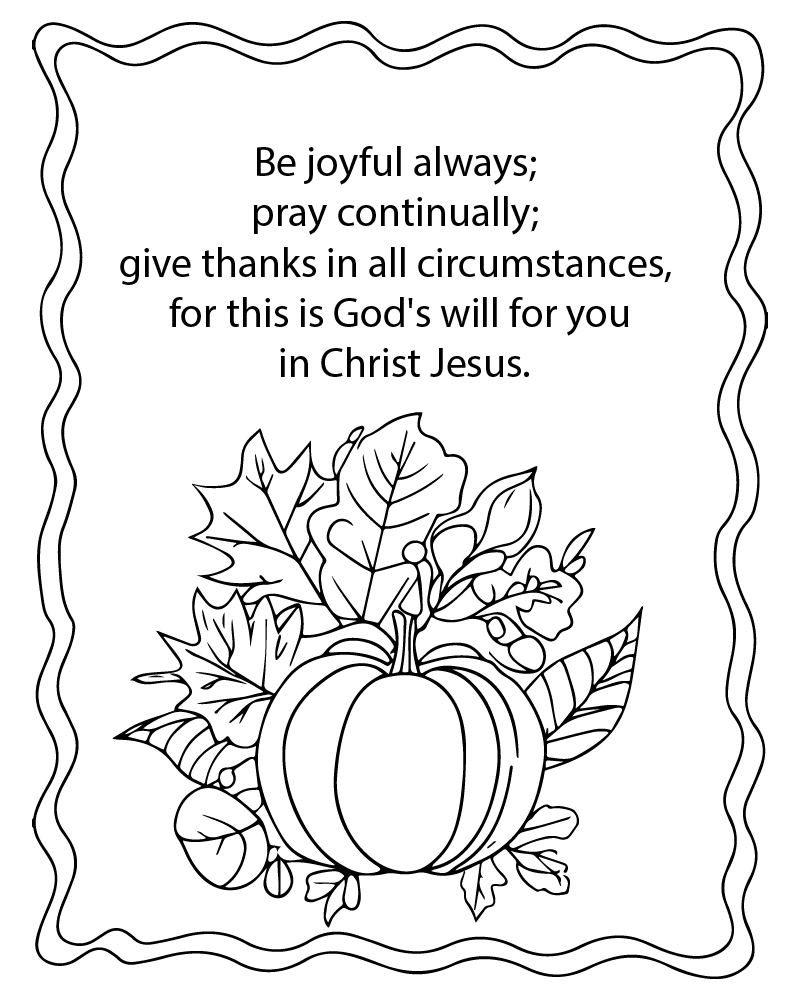 Printable Thanksgiving Bible Verse