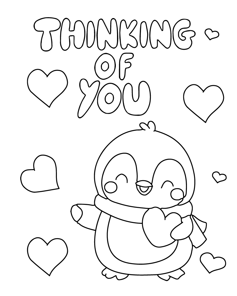 Printable Thinking Of You