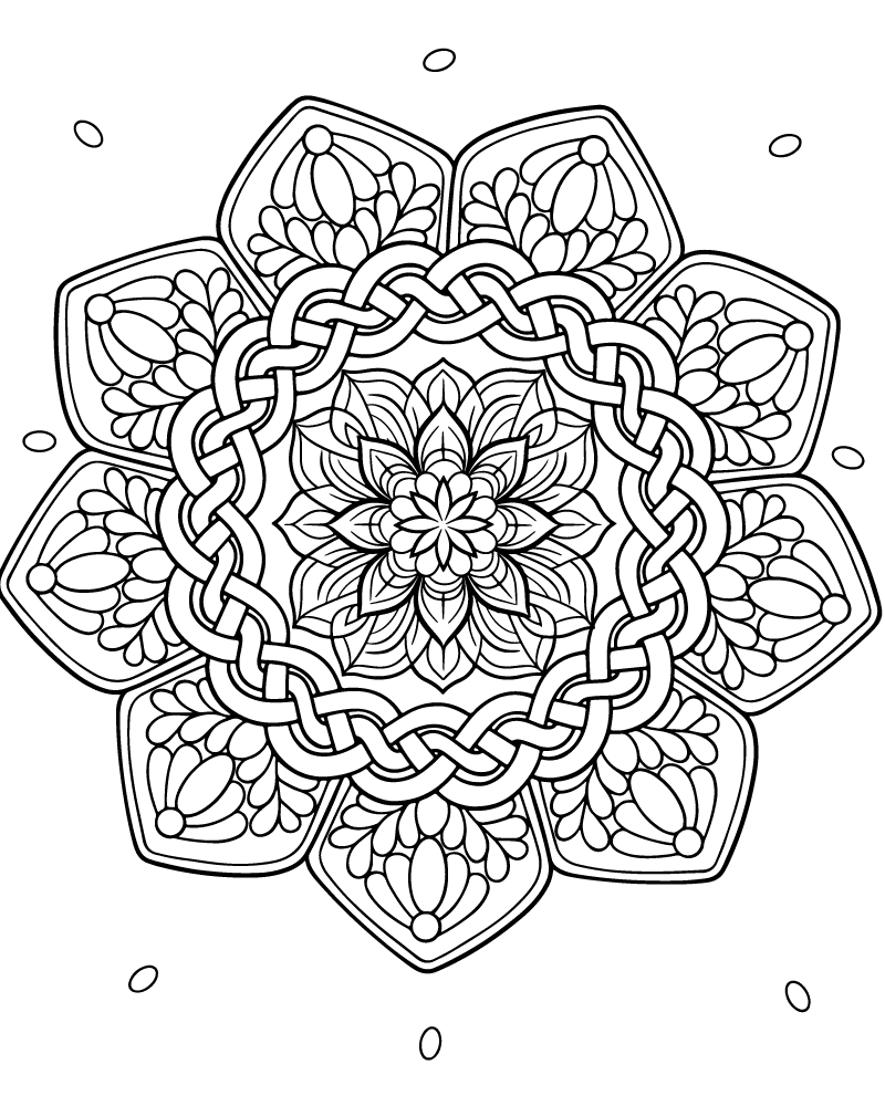 Relaxing Mandala for Adults