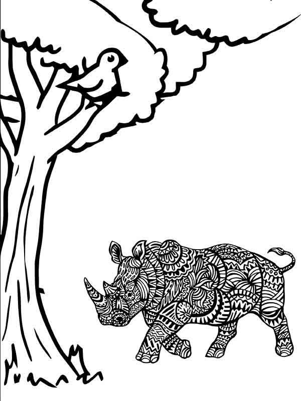 Rhinoceros Mandala