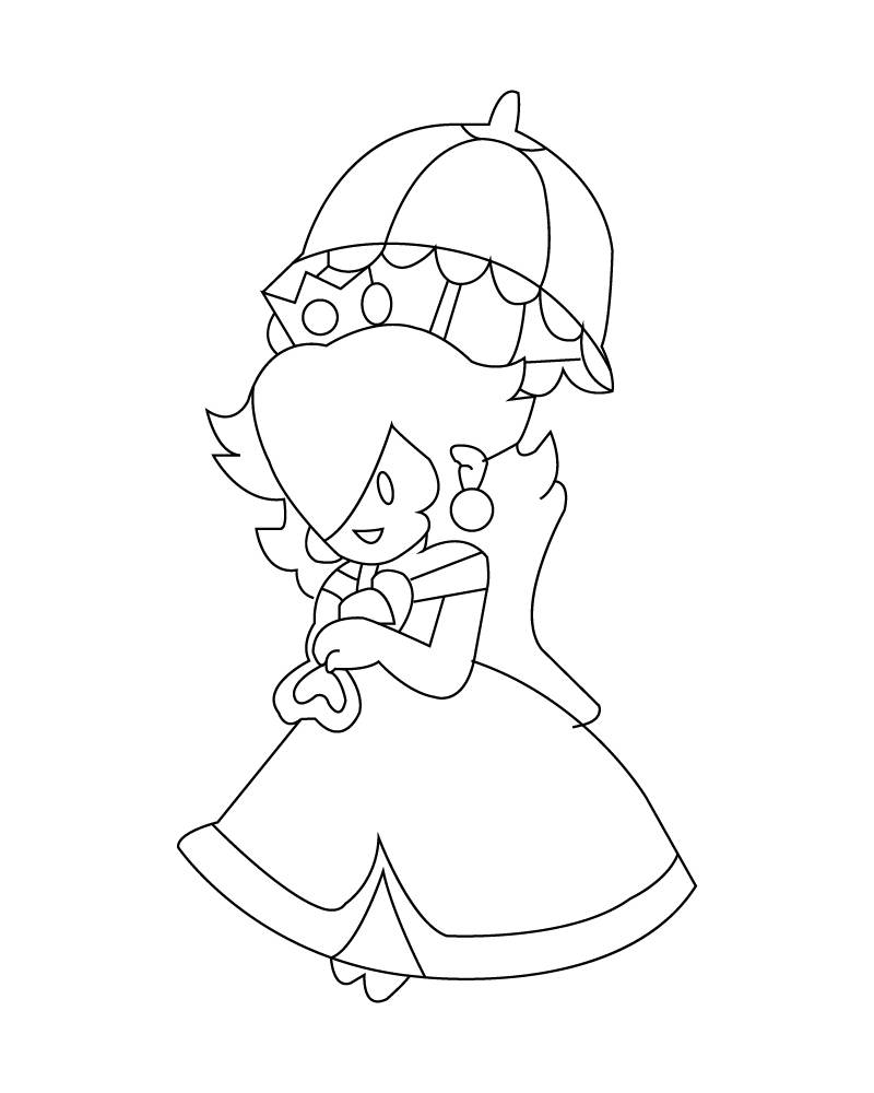 Rosalina Mario Princess Printable