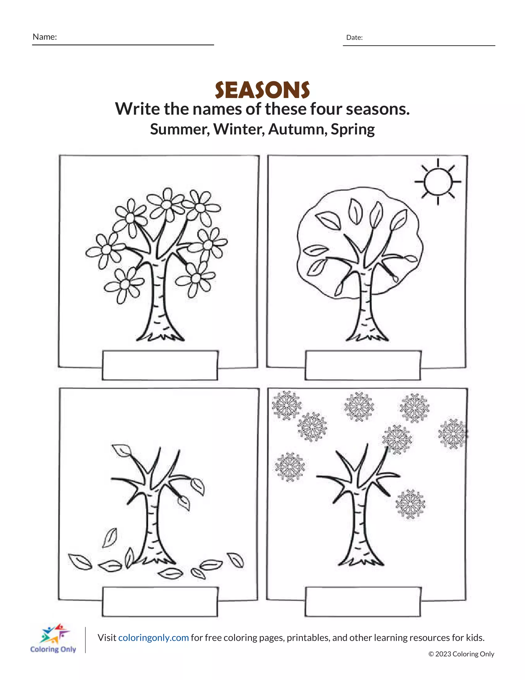 Jahreszeiten-Zyklus