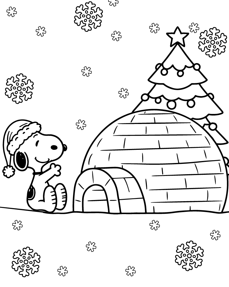 Snoopy and Iglo Winter Wonderland