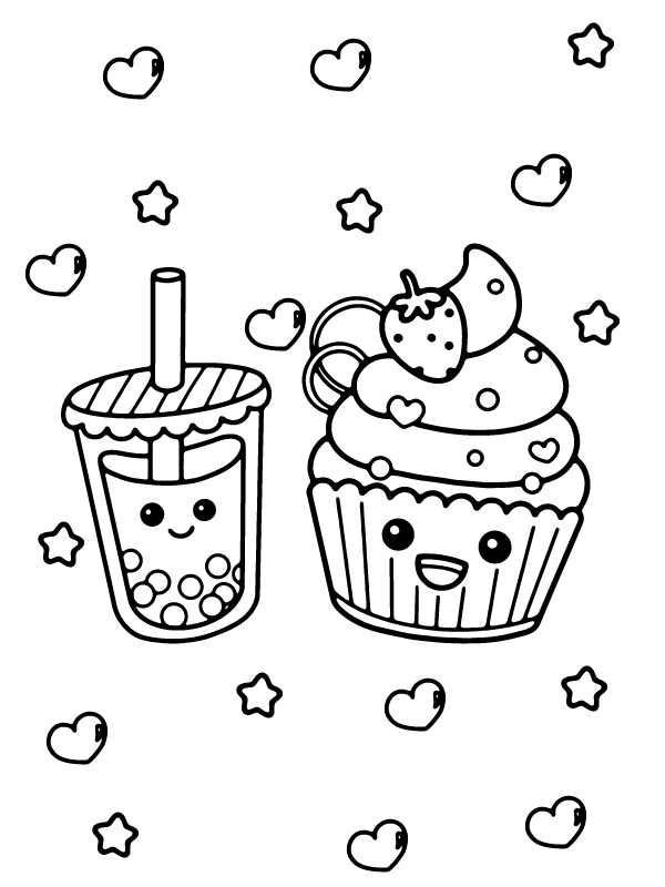 Soda Paper Cup Cartoon Kawaii Valentines