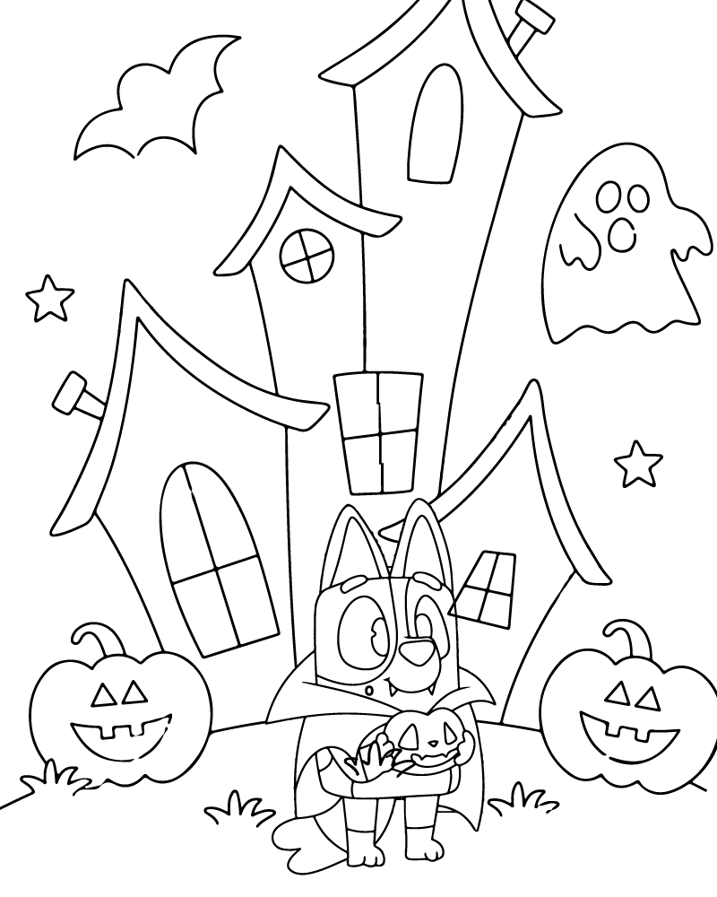 Spooky Bluey Halloween