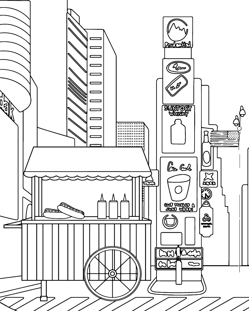 New York coloring page-20