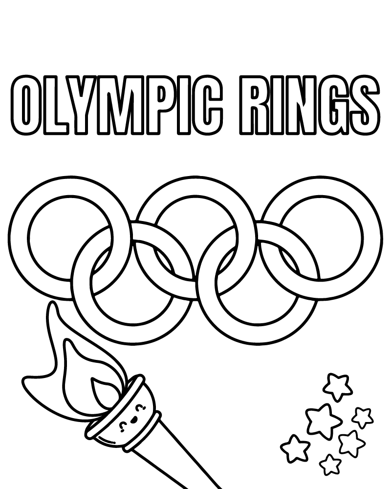 Summer Olympic Rings Design