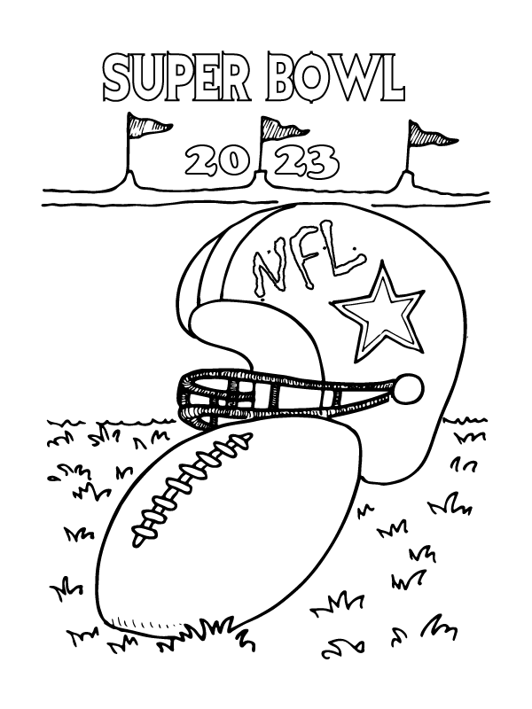 Super Bowl Helmet and Ball