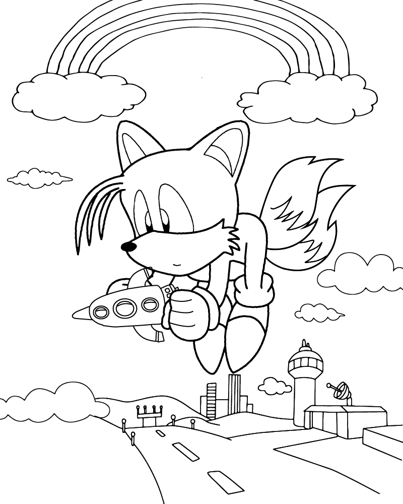 Tails Jumping