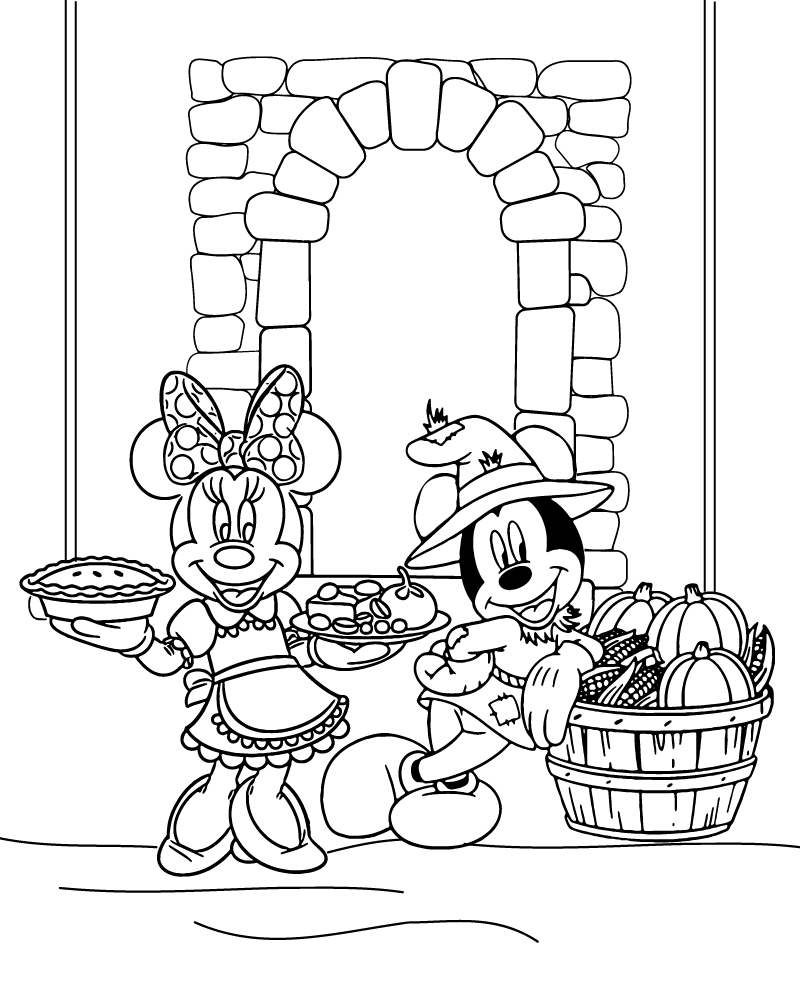 Thanksgiving Mickey Mouse