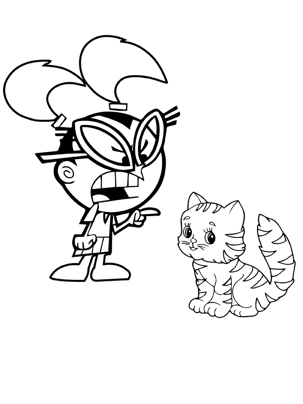 The Fairly OddParents Tootie and Cute Cat