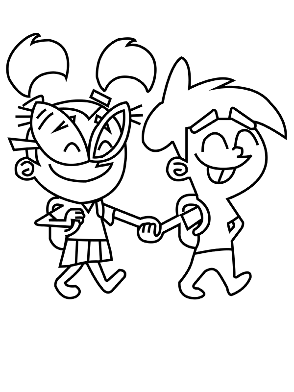 The Fairly OddParents Tootie and Timmy Turner