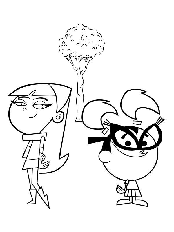 The Fairly OddParents Tootie and Trixie Tang