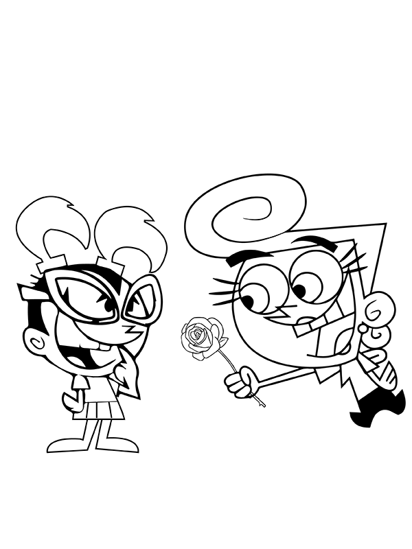 The Fairly OddParents Tootie and Wanda