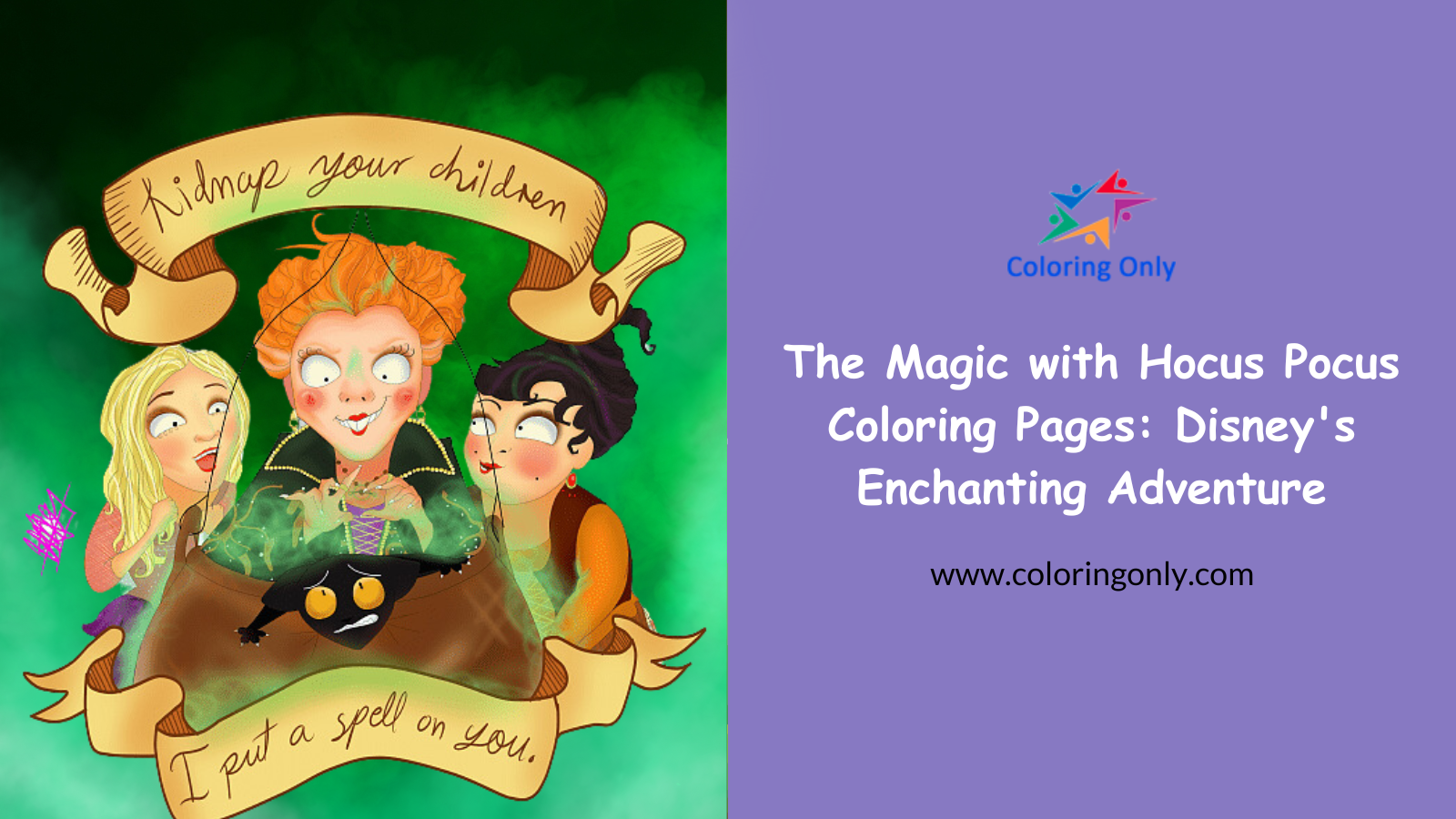 The Magic with Hocus Pocus Coloring Pages: Disney's Enchanting Adventure
