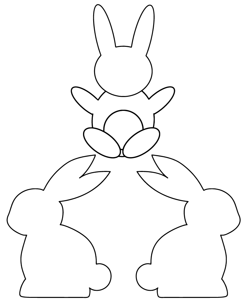 Three Bunny Templates