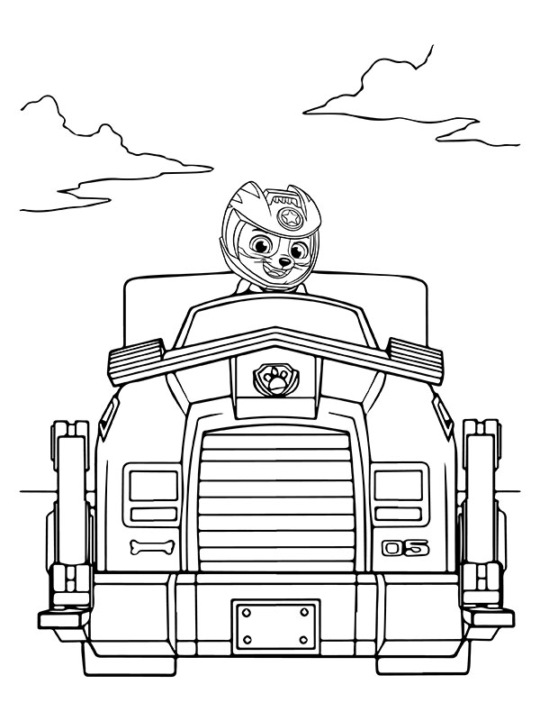 Wild Cat Free Coloring Page