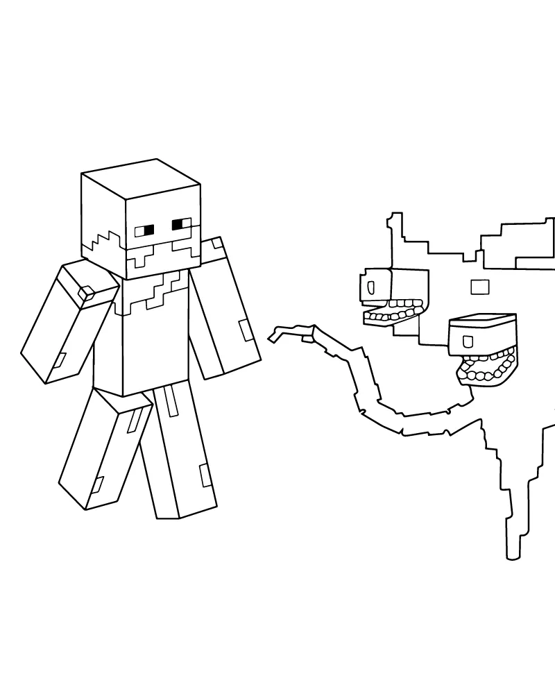 Wither Storm vs Steve