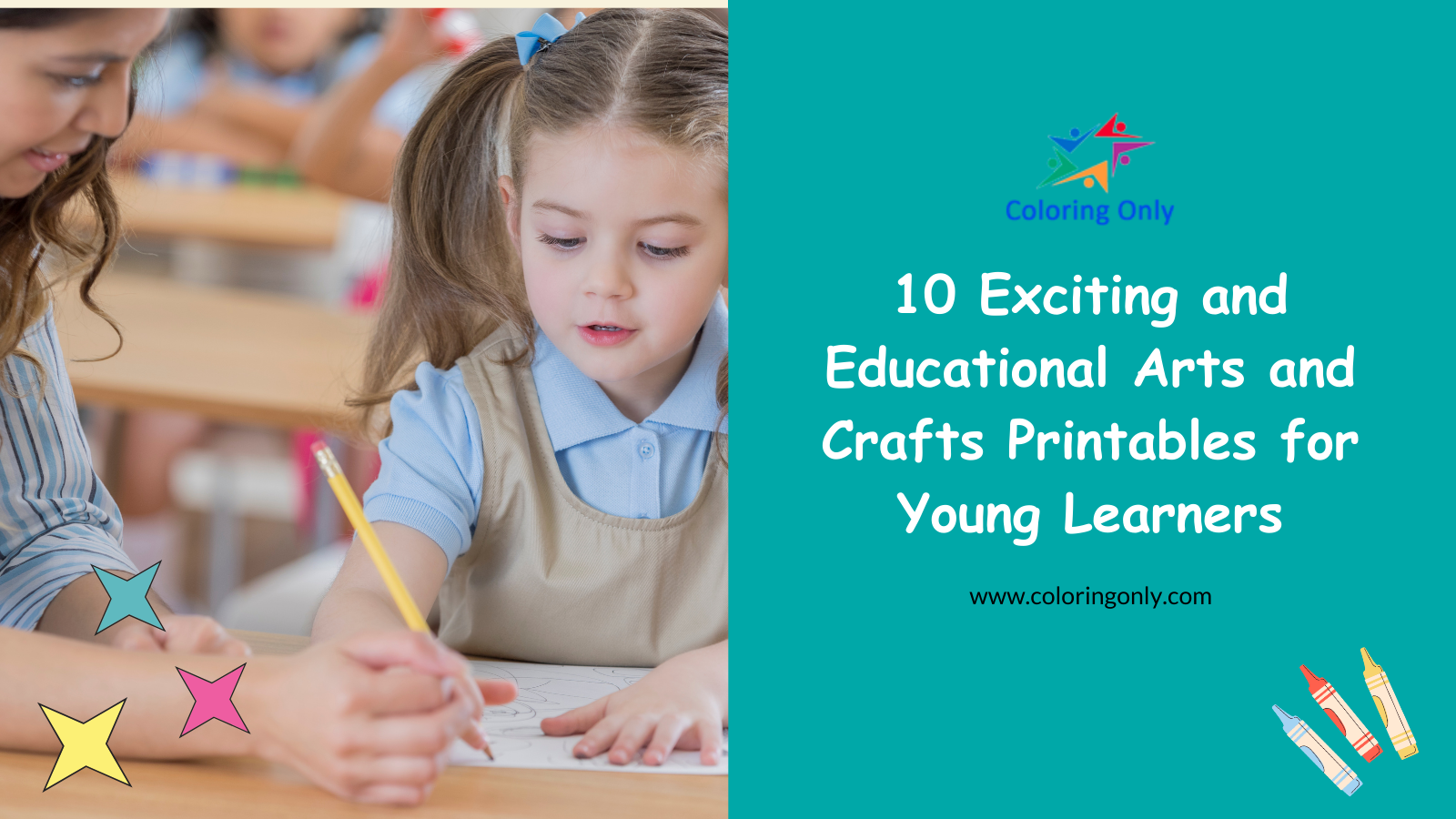 10 Exciting And Educational Arts And Crafts Printables For Young Learners Coloring Page Free