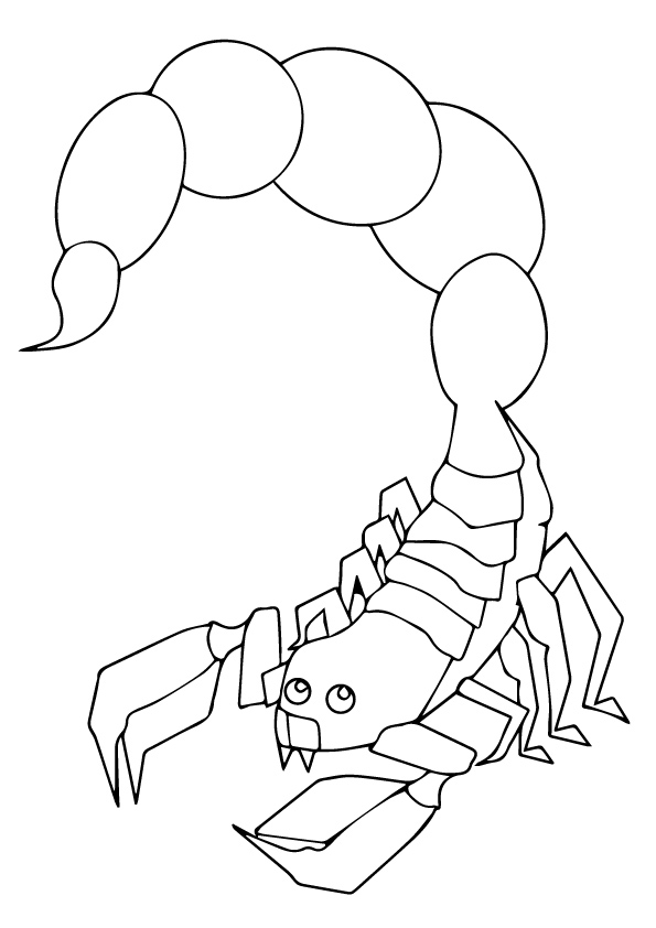 Featured image of post Scorpion Coloring Pages Printable Learn colors with scorpion coloring page