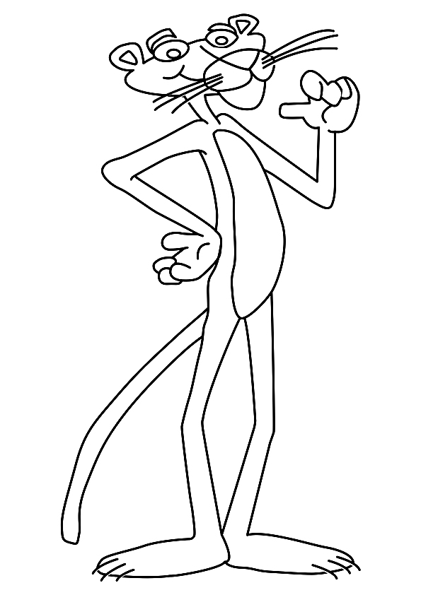 Pink Panther Coloring Pages - Free Printable Coloring Pages for Kids