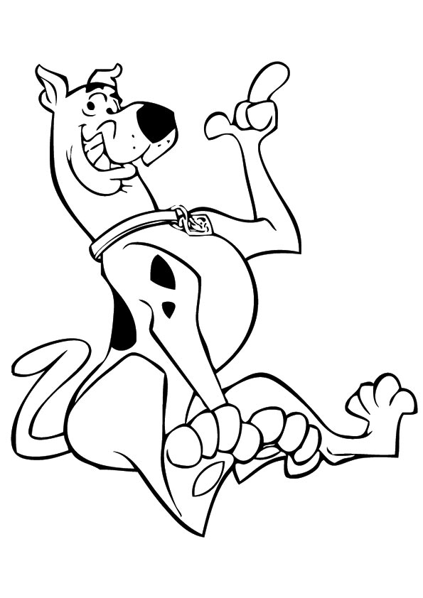 Scooby Doo Coloring Page - Free Printable Coloring Pages for Kids