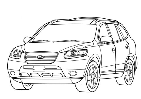 860 Collections Hyundai Car Coloring Pages  HD