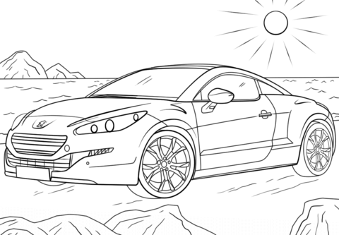 printable rc car coloring pages