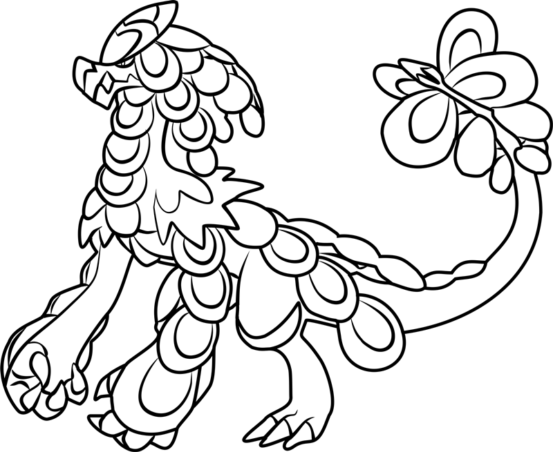 coloring pages of pokemon sun and moon