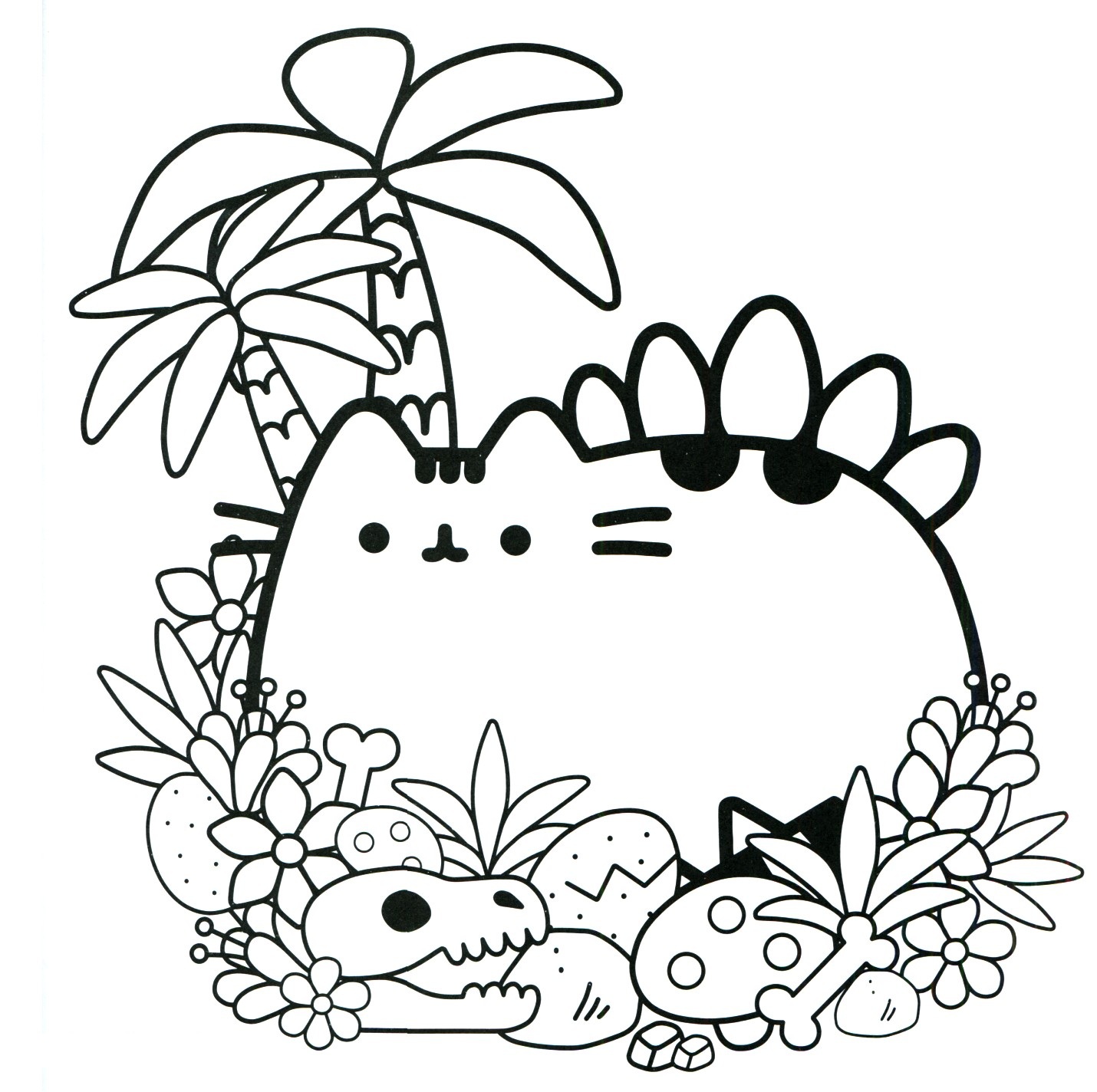 Pusheen Coloring Pages Free Printable Coloring Pages For Kids