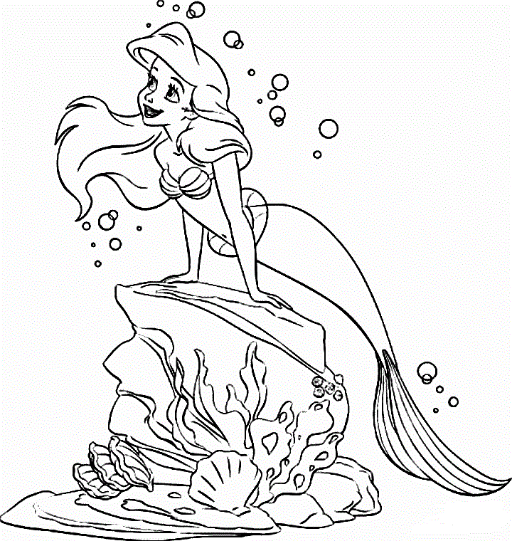 Ariel In The Sea