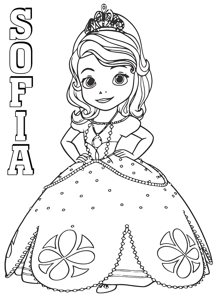 Princess Amber Coloring Page - Free Printable Coloring Pages for Kids