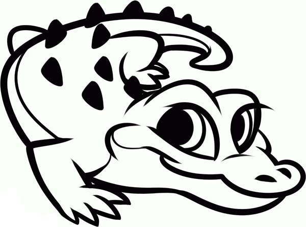 Baby Alligator Coloring Page Free Printable Coloring Pages For Kids
