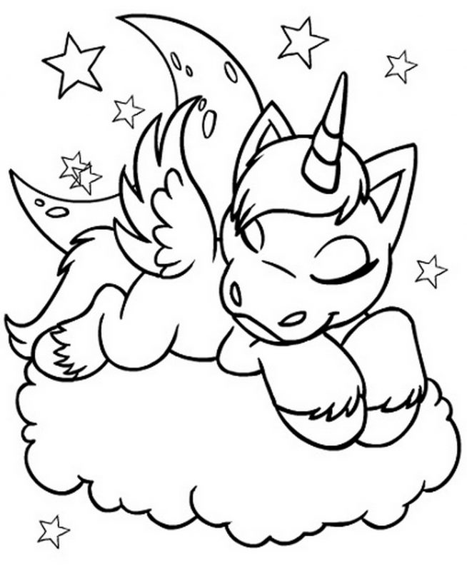 43 Coloring Page Unicorn Princess  Latest