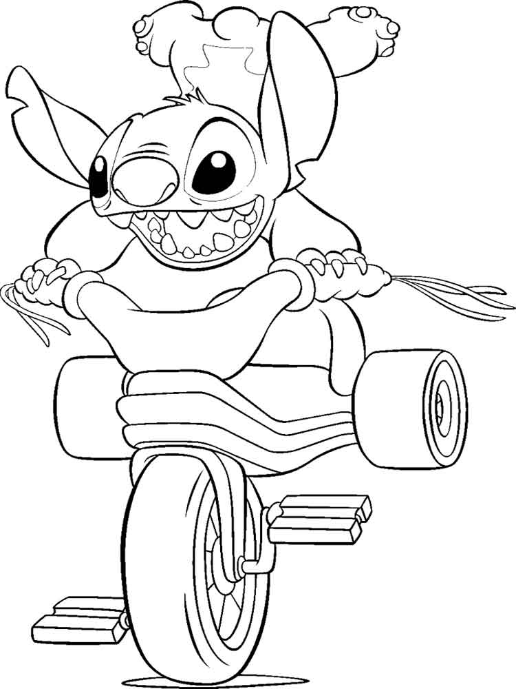 Hungry Stitch Coloring Page - Free Printable Coloring Pages for Kids
