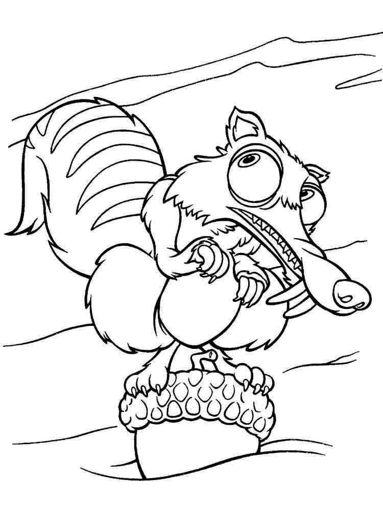 Ice Age 3 Coloring Pages
