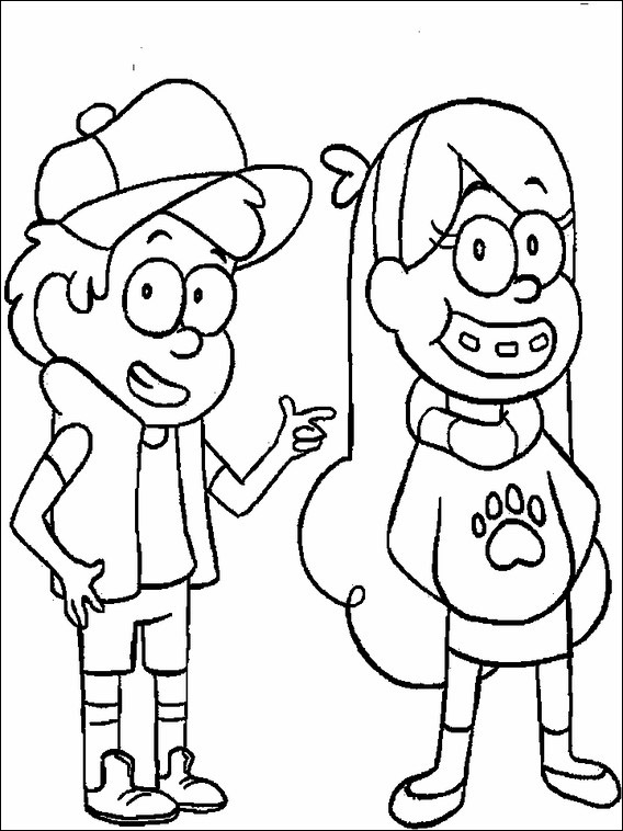 Gravity Falls Coloring Pages - Free Printable Coloring Pages for Kids