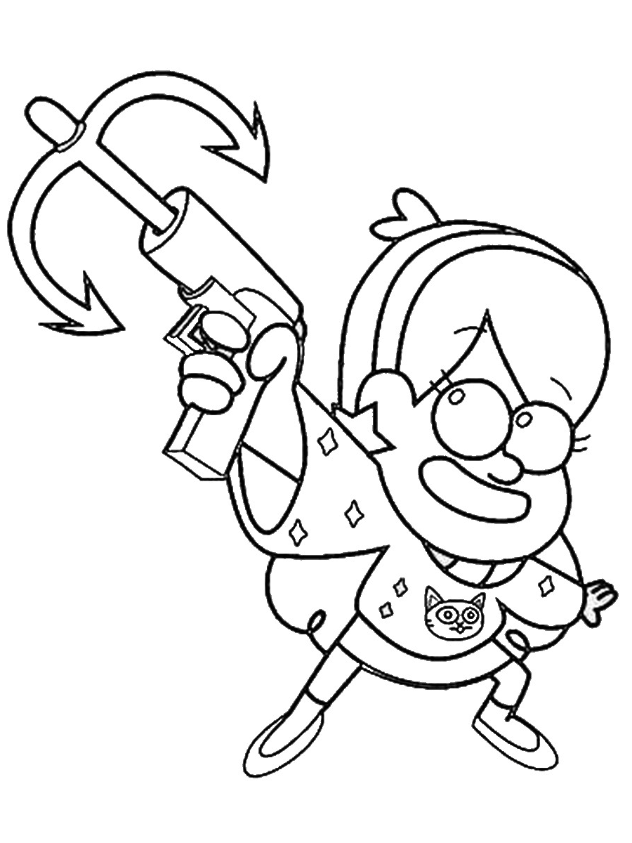 dipper pines coloring pages